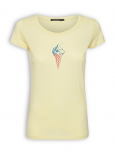 T-Shirt von GreenBomb in vanilla mit Print "Lifestyle Icecream"
