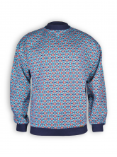 Pullover Paulus von Chapati in turquoise ring