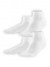 Sneaker Socken (2-er Pack) von Living Crafts in white