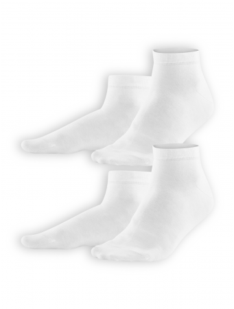 Sneaker Socken (2-er Pack) von Living Crafts in white