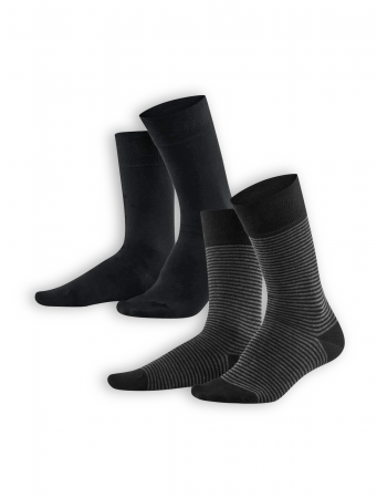 Socken Arni (2er Pack) von Living Crafts in black/anthracite