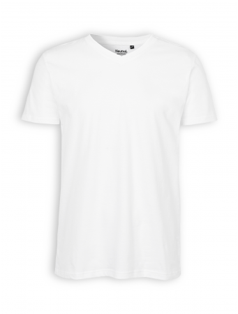 V-Neck T-Shirt von Neutral in white