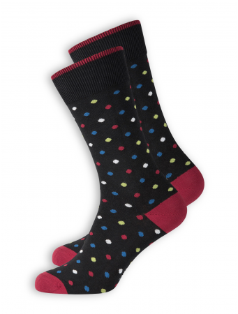 Socken Dots von recolution in black / polka