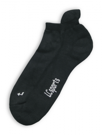Sport-Sneaker Socken von Living Crafts in black