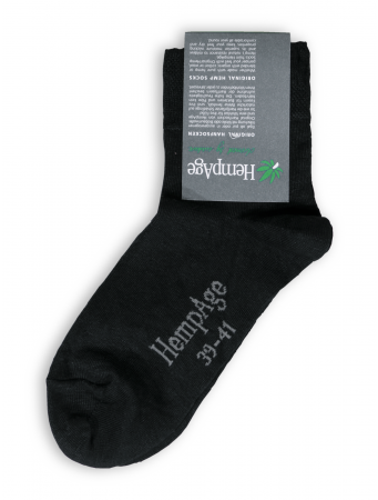 Ultra Light Socks von HempAge in schwarz