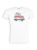 T-Shirt von GreenBomb in white mit Print Bus