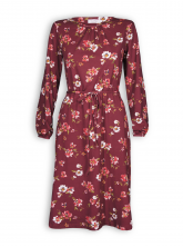 Lana Delfine dress in nizza red dahlia