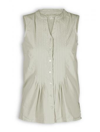 Madness sleeveless blouse in sand