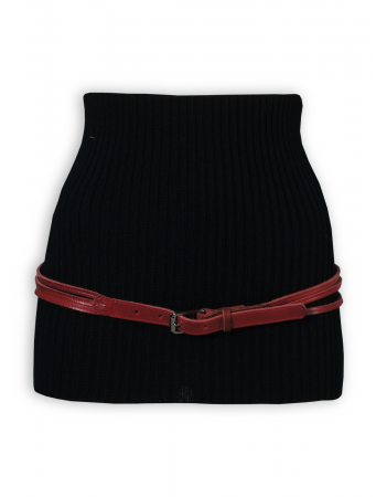 Deero decorative belt in red