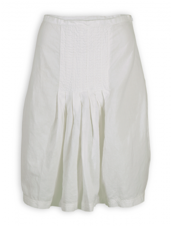 Madness pleated skirt in offwhite