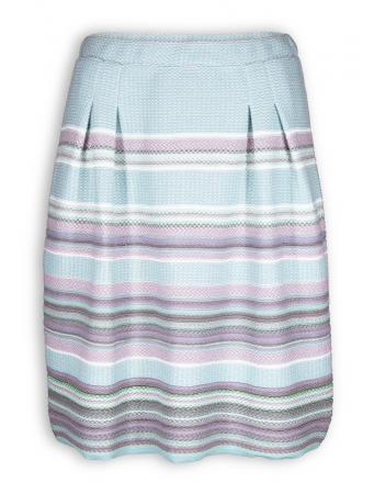 Madness light knit skirt in cameo blue