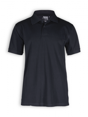 Neutral polo shirt in black